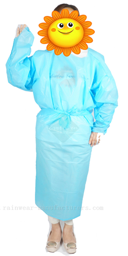 pe cpe isolation disposable gown factory